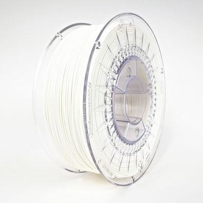 PLA White | 1,75 mm | 1 kg | DEVIL DESIGN 3D Druck Filament 1 KG Rolle