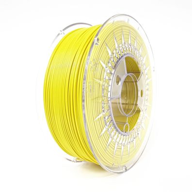 PLA Yellow - Gelb | 1,75 mm | 1 kg | DEVIL DESIGN 3D Druck Filament