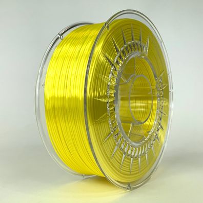 SILK Bright Yellow - Helles Gelb | 1.75 | 1 KG | Devil Design | 3D Druck Filamen
