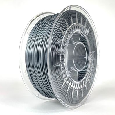 PETG Silver - Silber | 1.75 mm | 1 KG | Devil Design 3D Druck Filament