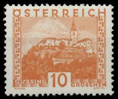 Österreich 1929 Nr 499 ungebraucht X6FADE6