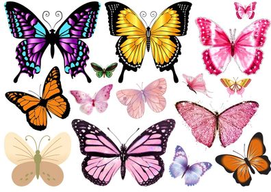 Kindertattoo Schmetterling Butterfly Kindertattoos Abwaschbar Geburtstag Tattoo .