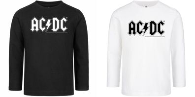 AC/ DC Multi Logo Kinder Longsleeve 100% Bio-Baumwolle -Organic Neu New 100% Merch