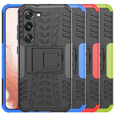 Outdoor Hülle für Samsung Galaxy S23 PLUS Tire Rutschfest Kickstand Schutz Cover