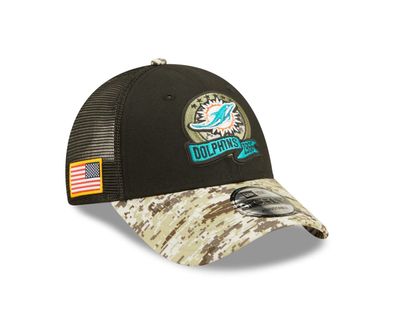 NFL Basecap Miami Dolphins Cap 9Forty Salute to Service 2022 Kappe 196501259785