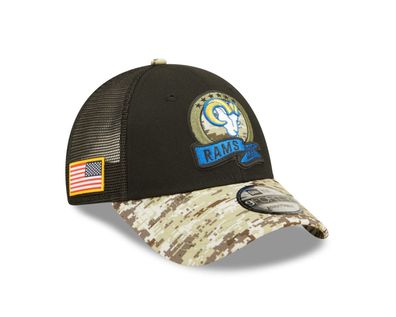 NFL Basecap Los Angeles Rams Cap 9Forty Salute to Service 2022 Kappe 196501259792