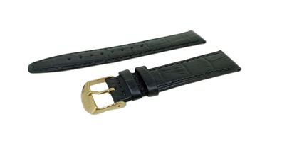 Festina | Uhrenarmband Leder schwarz 20mm Krokooptik | F20010/1 F20010