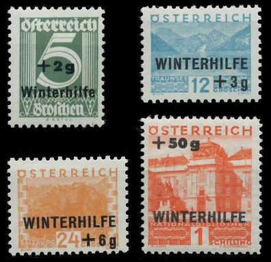 Österreich 1933 Nr 563-566 postfrisch X6FAEB2