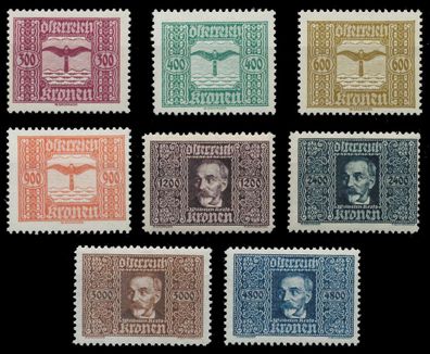 Österreich 1922 Nr 425-432 postfrisch X6FAF7A