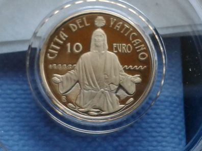 Original 10 euro 2019 PP Vatikan Gold 3g Papst Franziskus Die Taufe