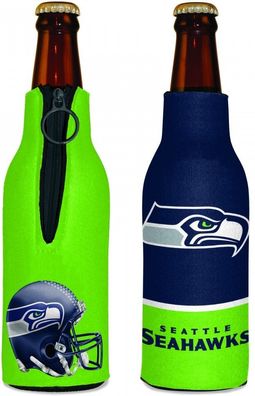 Seattle Seahawks Neopren Bottle Cooler American Football NFL Grau