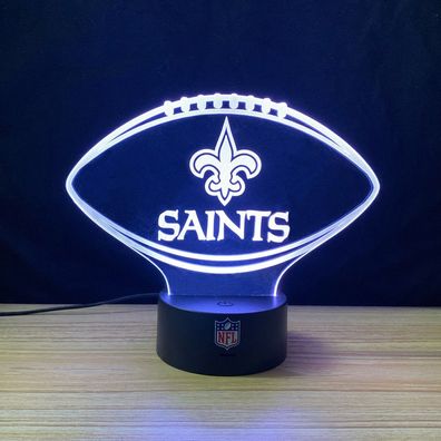 New Orleans Saints NFL LED-Licht American Football NFL Weiß