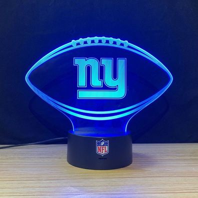 New York Giants NFL LED-Licht American Football NFL Blau/ Rot/ Weiß