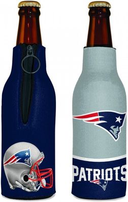 New England Patriots Neopren Bottle Cooler American Football NFL Blau