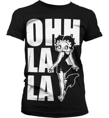 Betty Boop Ohh La La Girly T-Shirt Damen Black