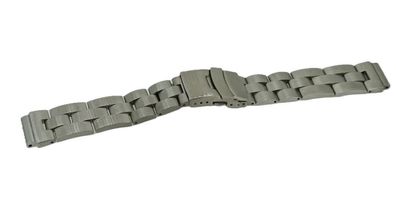 Minott Uhrenarmband 16mm Edelstahl massiv silbern passend für RLX Uhren