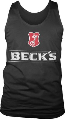 Beck's Logo Tank Top Black