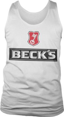 Beck's Beer Tank Top White