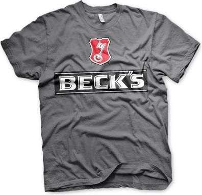 Beck's Beer T-Shirt Dark-Grey