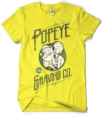 Popeye's Shaving Co T-Shirt Yellow