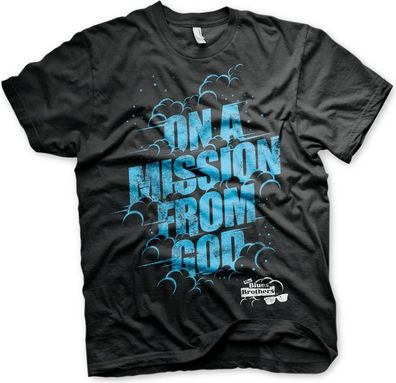 On A Mission From God Blues Brothers T-Shirt Black