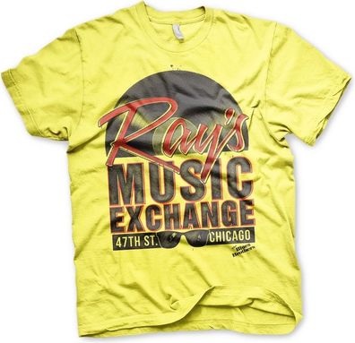 Blues Brothers Ray's Music Exchange T-Shirt Yellow