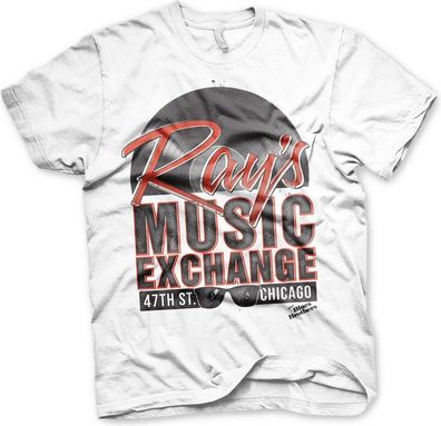 Blues Brothers Ray's Music Exchange T-Shirt White