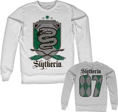 Harry Potter Slytherin 07 Sweatshirt White