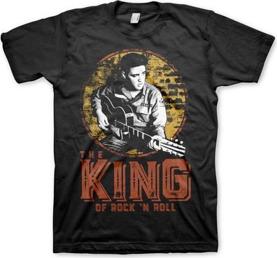 Elvis Presley The King Of Rock 'n Roll T-Shirt Black