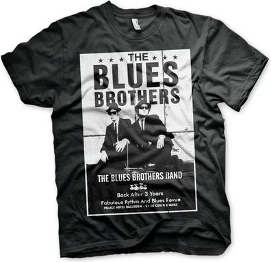 The Blues Brothers Poster T-Shirt Black