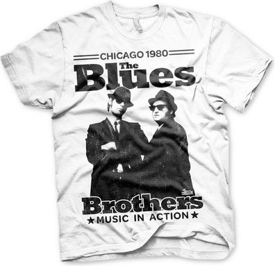 Blues Brothers Chicago 1980 T-Shirt White