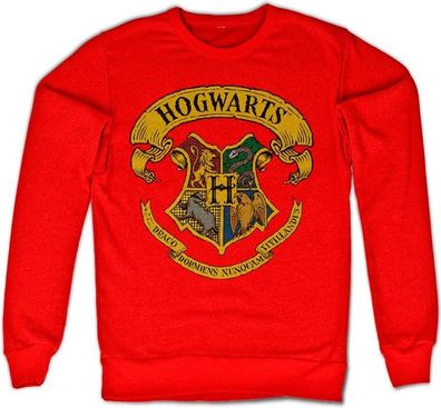 Harry Potter Hogwarts Crest Sweatshirt Red