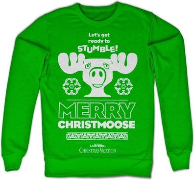 National Lampoon's Christmas Vacation Merry Christmoose Sweatshirt Green