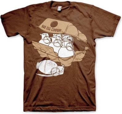 Hybris Bad Eggs Company T-Shirt Brown
