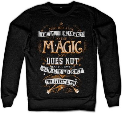 Harry Potter Magic Sweatshirt Black
