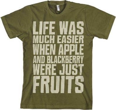 Hybris Life Was Easier... T-Shirt Olive