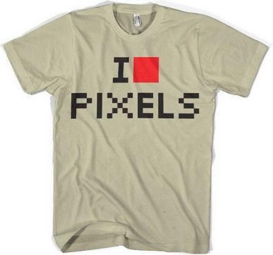 Hybris I Love Pixels T-Shirt Khaki
