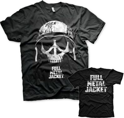 Full Metal Jacket Skull T-Shirt Black