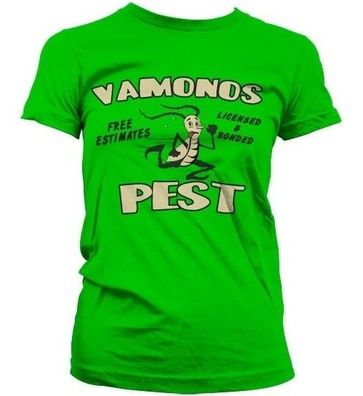 Breaking Bad Vamanos Pest Girly T-Shirt Damen Green
