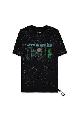 Star Wars - Men's Oversized Fit Short Sleeved T-Shirt Black