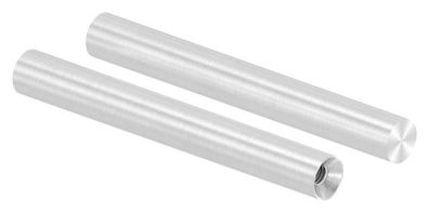 Edelstahl Trägerstift Ø 12 x 100 mm - M6x15 Innengewinde / zum Anschweißen (V2A)