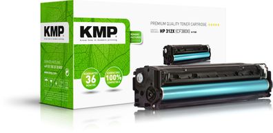 KMP H-T189 schwarz Tonerkartusche ersetzt HP Color LaserJet Pro HP 312X (CF380X)