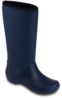 crocs Rainfloe Tall Boot Navy Croslite