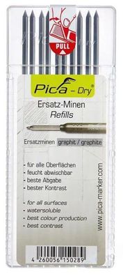 Pica Dry Minen-Set Graphit 2B