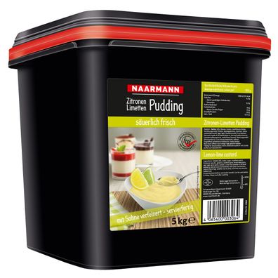 Naarmann Zitronen Limetten Pudding fruchtige Zitrus Note 5000g
