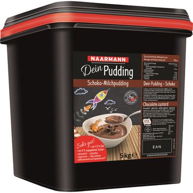 Naarmann Dein Pudding Schoko laktosefrei 1.5 Prozent Fett 5000g