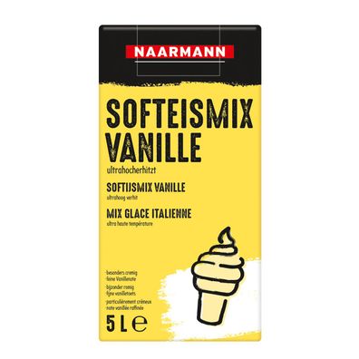 Naarmann Softeismix Vanille flüssig 5 Prozent Fett cremig 5000ml
