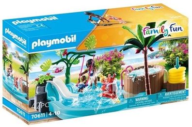 Playmobil FAMILY FUN Kinderbecken MIT Whirlpool 18,5X34,5CM ab 4 Jahren