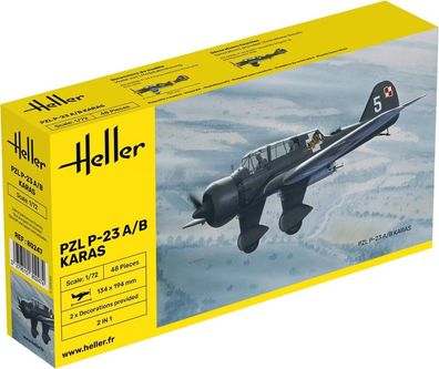 Heller PZL P-23A/ B Karas in 1:72 1580247 Glow2B 80247 Bausatz