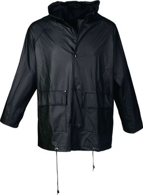 PU Regenschutz-Jacke Gr. XL schwarz ASATEX